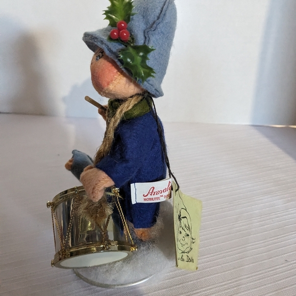 Anna Lee 1971 Little Drummer Boy 8" mobilitee doll tag Christmas holiday - Picture 3 of 12